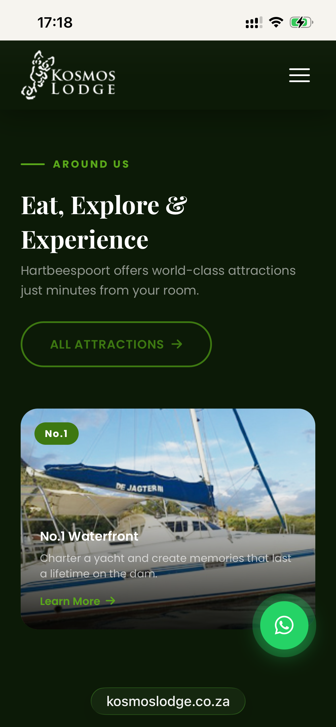 Explore — mobile view